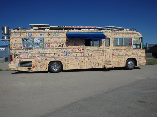 GDMBR: Viewed entering Pinedale, Wyoming.